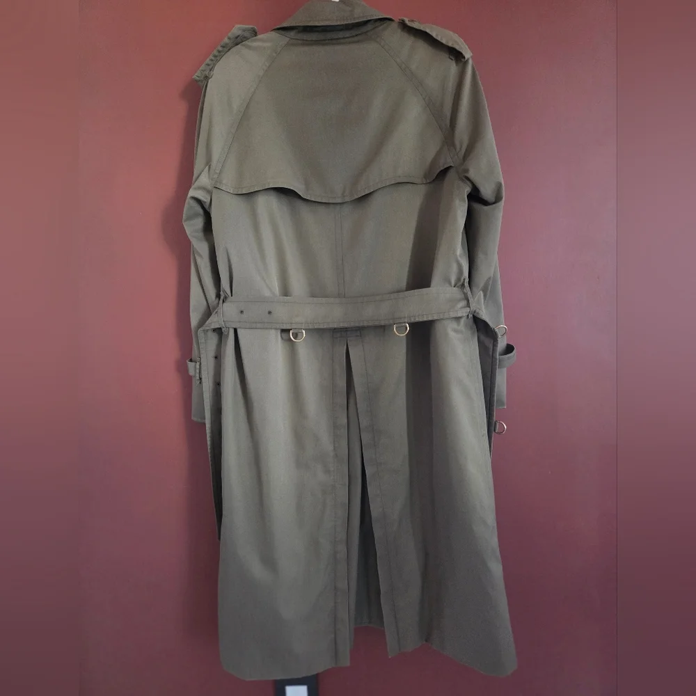 Vintage Burberrys  Trench CoatMade in England NovaCheck Lined Classic Price Firm - Picture 3 of 10